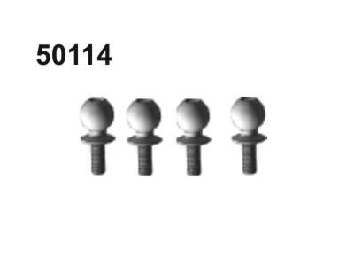 HSP / Amewi 50114 Kugelkopfschrauben D=8mm 4St&uuml;ck